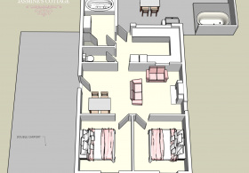 3D Jasmine's Cottage Floor plan